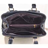 Geometric Embossed Large Fashion Bow Handbag - Light Pink - Shop N Save