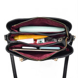 Hight Quality Women Fashion Patchwork Handbag - Black - Shop N Save