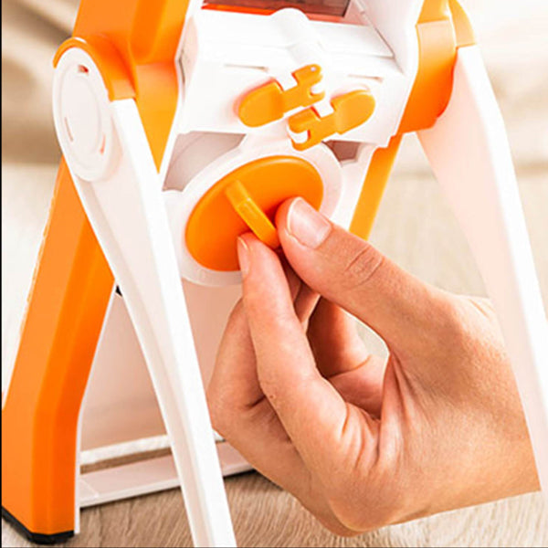 Multi Function Cutter Safe And Fast Vegetable Chopper Slicer - Orange