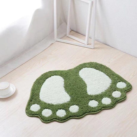 Water Absorbent Non-Slip Bathroom Mat - Green - Shop N Save