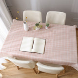 Waterproof Simple Oilproof Lattice Table Cloth - 137x137 CM