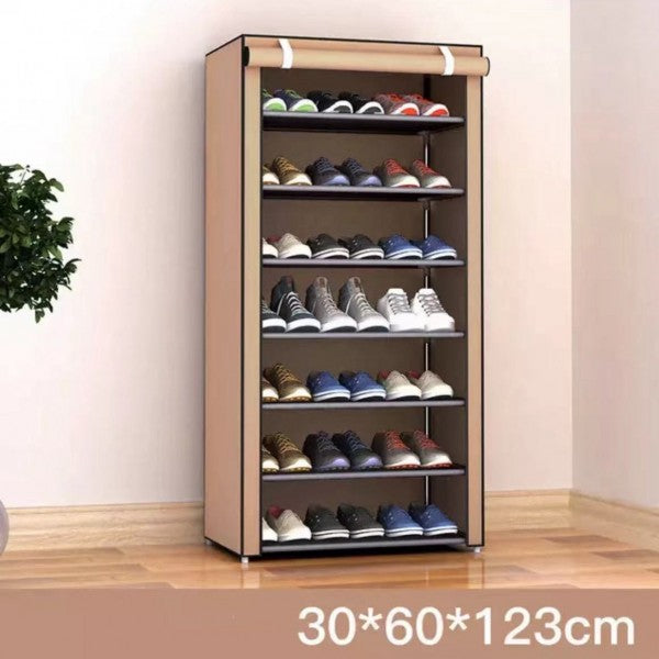 7 Layers Dustproof Storage Shoe Organizer Rack