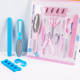 10 Pieces Manicure Pedicure Nail Care Tool Set