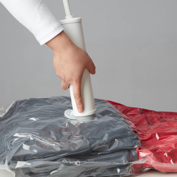 Manual Vacuum Pump For Compression Storage Bags - White
