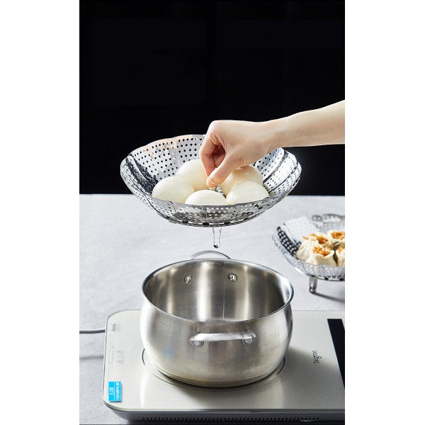 Vegetable Seafood Expandable Pot Top Steamer