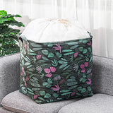 Large Capacity Foldable Drawstring Laundry Basket With Handle - Multi Color