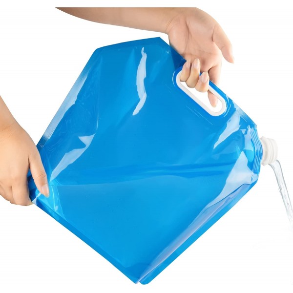 Outdoor Foldable Drinking Water Container Bags - 10L