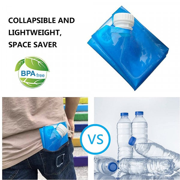 Outdoor Foldable Drinking Water Container Bags - 5L