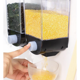 Push Button Wall Mounted Pulses Beans Rice Storage Dispenser - Shop N Save