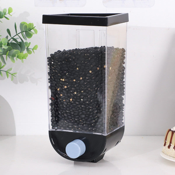 Push Button Wall Mounted Pulses Beans Rice Storage Dispenser - Shop N Save