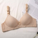 Padded Lace Patched Fancy Wear Women Bra - Light Pink