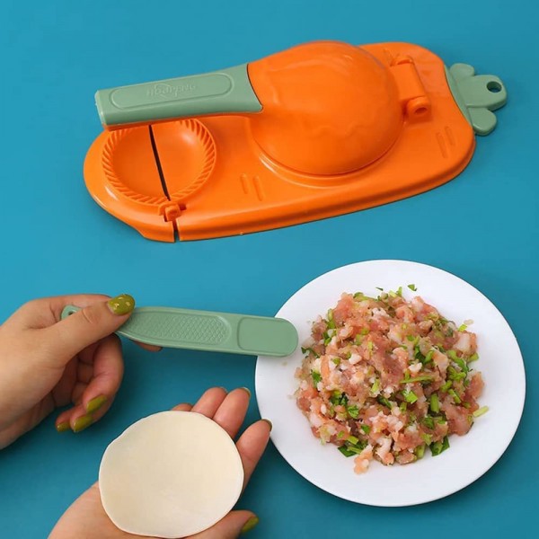 2 In 1 Easy Press And Dough With Dumpling Maker Tool