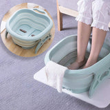 Portable And Relaxing Foldable Feet Care Massage Tub - Pink