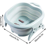 Portable And Relaxing Foldable Feet Care Massage Tub - Pink