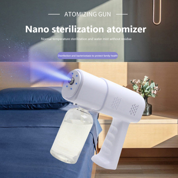 UV Atomization USB Charging Disinfection Sanitizer Machine - White