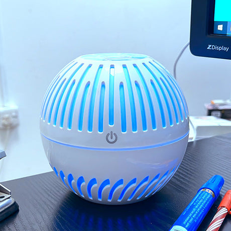Color Changing Ultra Sonic Aroma Humidifier - White