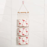 3 Tier Fancy Wall Hanging Storage Rack - White Red