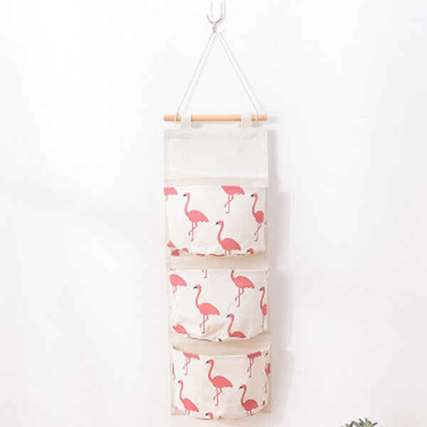 3 Tier Fancy Wall Hanging Storage Rack - White Red