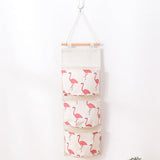 3 Tier Fancy Wall Hanging Storage Rack - White Red