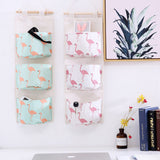 3 Tier Fancy Wall Hanging Storage Rack - White Red