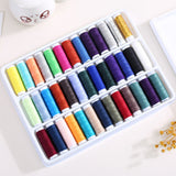 39 Pcs Multi Shade Clothing Stitching Thread Reels Set - Multi Color