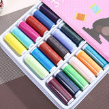 39 Pcs Multi Shade Clothing Stitching Thread Reels Set - Multi Color