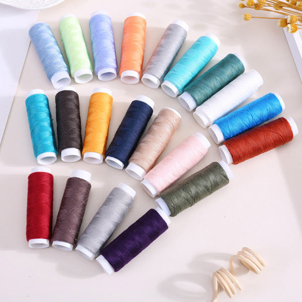 39 Pcs Multi Shade Clothing Stitching Thread Reels Set - Multi Color