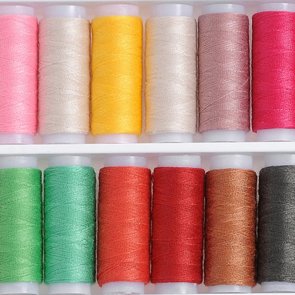 39 Pcs Multi Shade Clothing Stitching Thread Reels Set - Multi Color