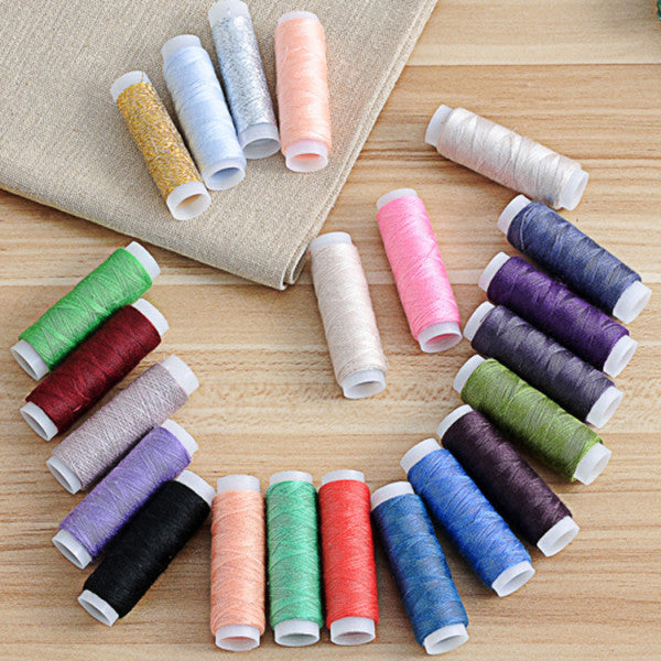 39 Pcs Multi Shade Clothing Stitching Thread Reels Set - Multi Color