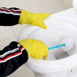 Multipurpose Dish Washing Cleaning Latex Rubber Long Gloves - Yellow