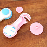 Child Safety Refrigerator Cabinet Protection Lock - White Pink