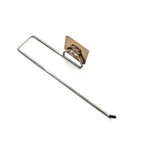 2 Pcs Stainless Steel Multipurpose Towel Storage Hanger - Silver