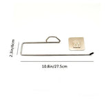 2 Pcs Stainless Steel Multipurpose Towel Storage Hanger - Silver