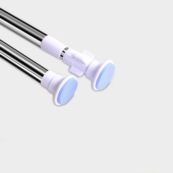 Extendable Telescoping Heavy Duty Adjustable Shower Curtain Multipurpose Rod - 110-200 Cm