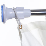 Extendable Telescoping Heavy Duty Adjustable Shower Curtain Multipurpose Rod - 110-200 Cm