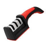 Household Knife Sharpener Kitchen Gadget Multifunctional Handheld Fast Three-Stage Knife Sharpening Tool - Shop N Save