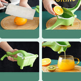 Single Press Household Multifunctional Fruit Lemon Orange Squeezer Citrus Manual Hand-Held Extracting Juicer - Shop N Save
