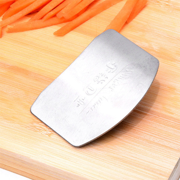 Stainless Steel Finger Protector Guard Multi-Purpose Cutting Household Kitchen Vegetable Cutter Hand Protector Finger Guards - Shop N Save