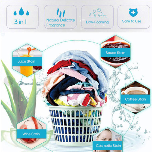 Portable Washing Cleaning Detergent Long Lasting Fragrance Laundry Beads - 12 Pieces