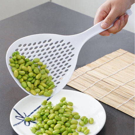 Long Handle Multi-Functional Kitchen Non-Slip Filter Scoop Large Size Noodle Colander Strainer Food Drainer - Shop N Save