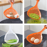 Long Handle Multi-Functional Kitchen Non-Slip Filter Scoop Large Size Noodle Colander Strainer Food Drainer - Shop N Save