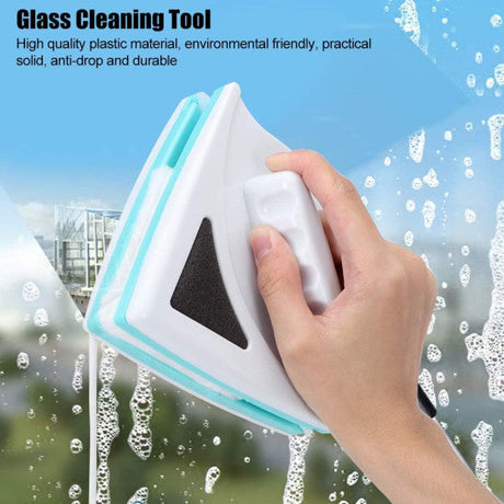 Dual-Sided Design Triangular Shape Single Glazing Window Cleaning Safety Rope Effortless Cleaning Solution Advanced Magnetic Glass Cleaner