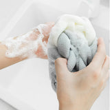 Long Size Bath Strip Rub Back Bath Flower Ball Bathroom Bathing Scrubber Cleaning Body Washing Cleaner Cleansing Hanging Wash Exfoliator - Pink White