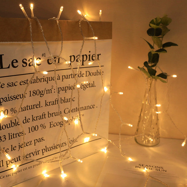 String Lights Warm Style Party Lights Decoration Lights Home Christmas Lights Indoor Outdoor Decor, Direct Power 100 LED Fairy String Lights For Room, Party, Xmas Tree Decorative Light - 10 Meters