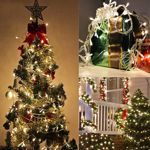 String Lights Warm Style Party Lights Decoration Lights Home Christmas Lights Indoor Outdoor Decor, Direct Power 100 LED Fairy String Lights For Room, Party, Xmas Tree Decorative Light - 10 Meters