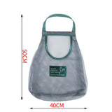 Hanging Mesh Storage Potatoes Onion Ventilation Garlic Storage Net Bag - Gray