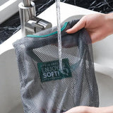 Hanging Mesh Storage Potatoes Onion Ventilation Garlic Storage Net Bag - Gray