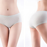 Fancy Design French Cut Plain Style Summer Thin Fabric Women Underwear - Nude Pink