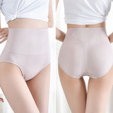 High Waist Belly Slim Ladies Bottom Body Shaper Underwear - Beige