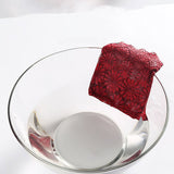 See Through Floral Lace Patched Summer Thin Fabric Women Underwear - Sky Blue